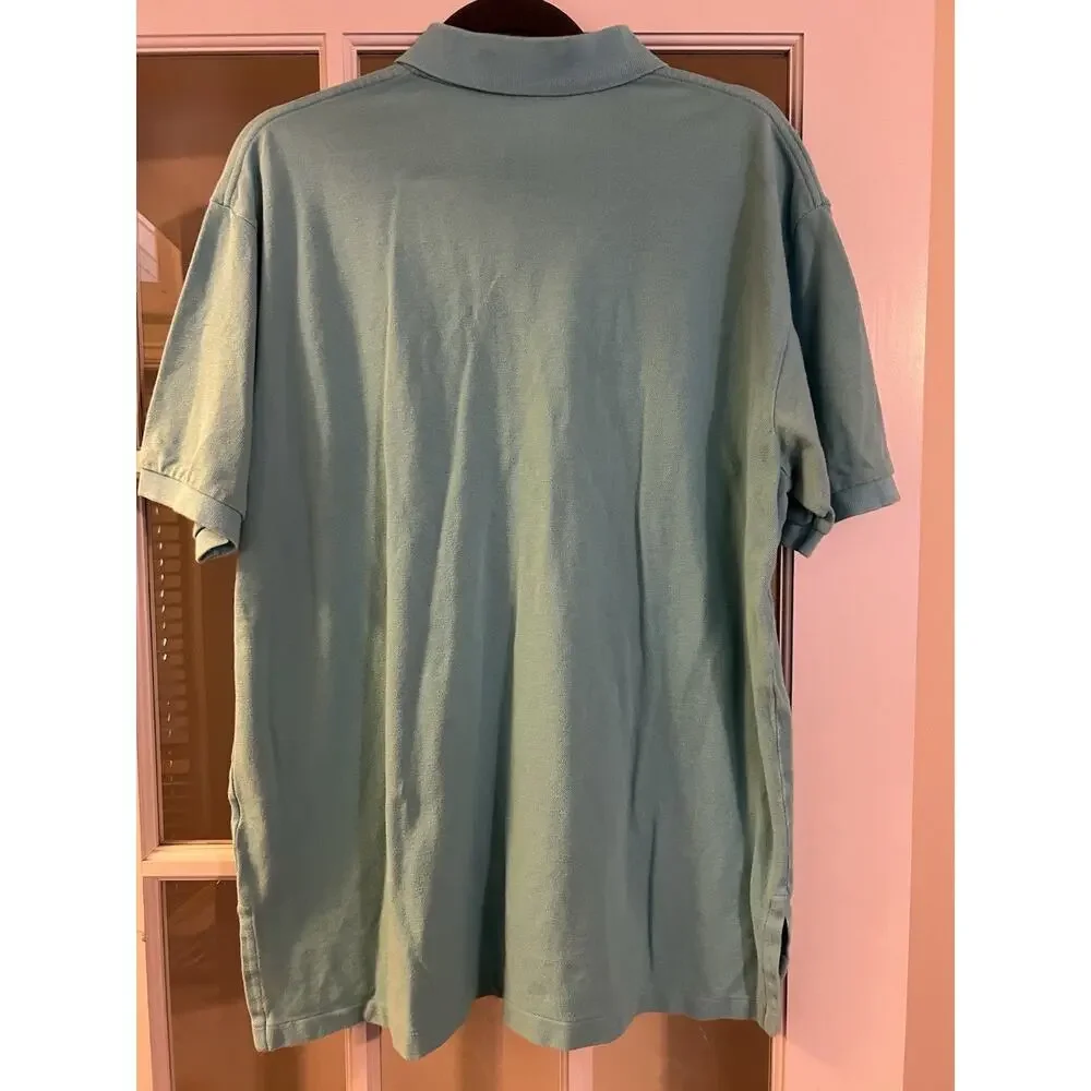 Ralph Lauren Polo Shirt Mens XL Light Blue Classic Fit Purple Pony Classy Mens